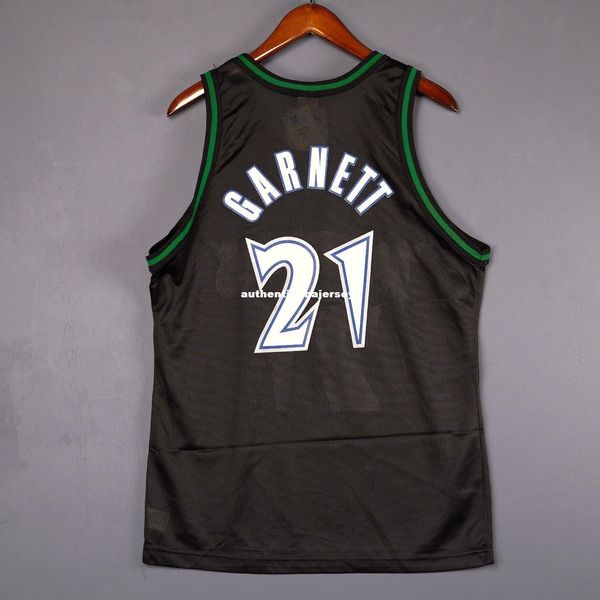 

100% stitched #21 kevin garnett champio jersey mens black vest size xs-6xl stitched basketball jerseys ncaa, Gray