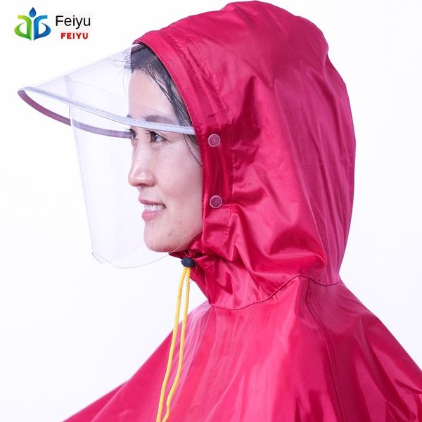 

2qh7g feiyu electric motorcycle motorcyclecloak motorcyclemotorcycle double raincoat double brim thickened single male and female batt