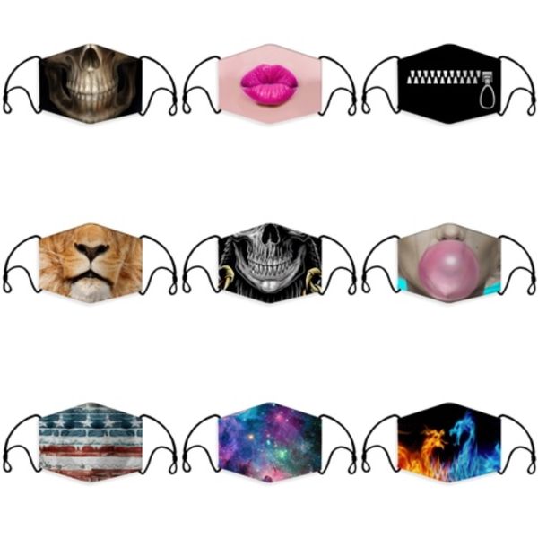 

new 2 in 1 face mask shield mask anti dust face masks full face protection anti fog oil protective mask dha41#111