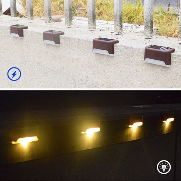 

solar deck lights solar pedal light outdoor waterproof led solar fence lights suitable for terraces stairs garden passages steps and fences