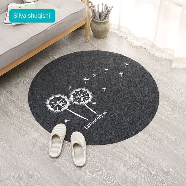 

spfni cartoon printed round floor living room bedroom hanging basket hanging basket carpet computer carpet computer chair round floor mat do