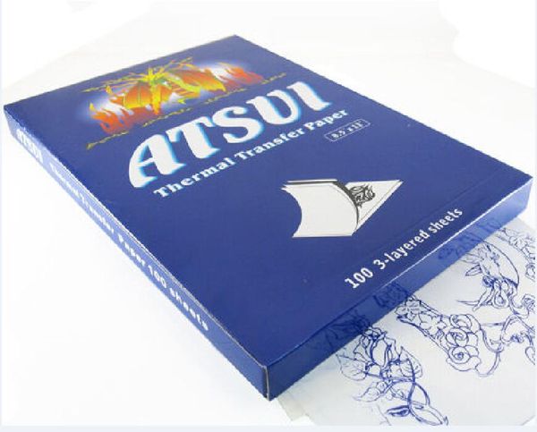 

atsui tattoo stencil transfer paper for outline tracing art supply (100-sheets