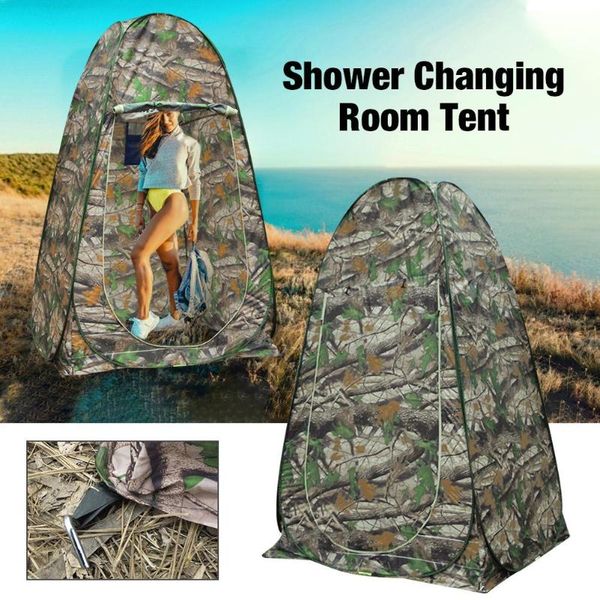 

portable outdoor dressing tent/pgraphy tent privacy shower toilet camping up tent camouflage/waterproof/uv function