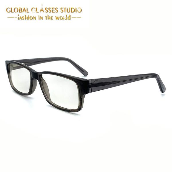 

2020 new glasses square shape acetate optical frame computer glasses men women a501, White;black