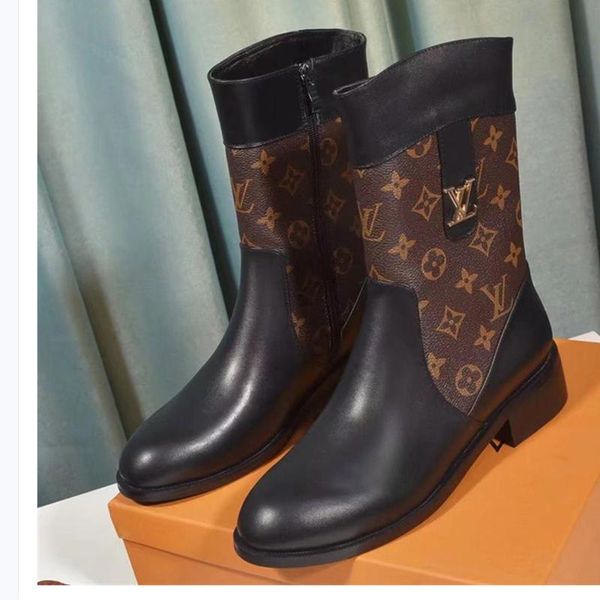 

2020wa новые дамы случайные моды короткие сапоги роскошные дамы путешествия партии обувь, кожа материал быстрая доставка оригинальная коробк, Black