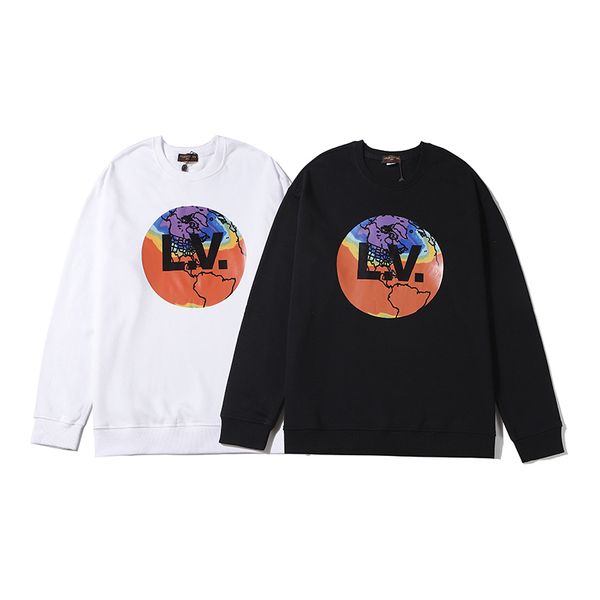 

hommes designer hoodies with brand pattern mens hoodies streerwear fashion pullovers long-sleeved four leaf clover clothing, White;black
