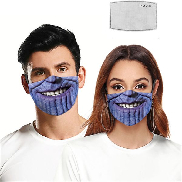 

designer face mask washable 3d painting spider man superhero face mask reusable protective pm2.5 filter washable man woman face mask