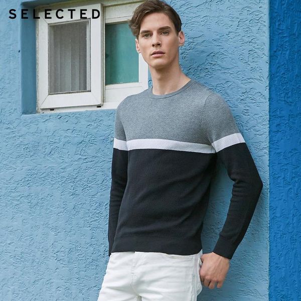 

cotton-rich pullovers assorted colors o-neck long-sleeved knit sweater s | 419124524, White;black