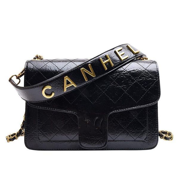 

2020 new ladies leather bag small fragrance style shoulder messenger bag fashion mini wallet handbag small square bag
