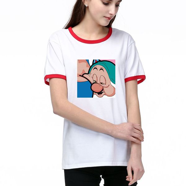 

Women T Shirts Summer Fashion STyle Tees Breathable Short Sleeves Pattern Printed Tops Casual Girls Shirt818