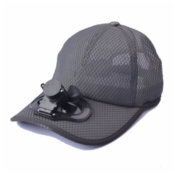 

cycling caps & masks fan baseball cap summer cooloing thin mesh portable quick dry breathable sun hat for golf tennis running sailboa, Black