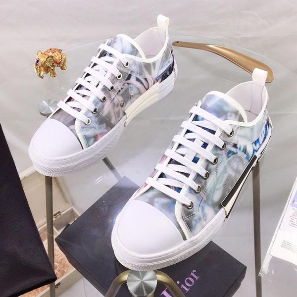 

flowers technical canvas b23 sneaker men 's shoes fashion classic sports shoes comfortable low lace -up men shoes scarpe sportive
