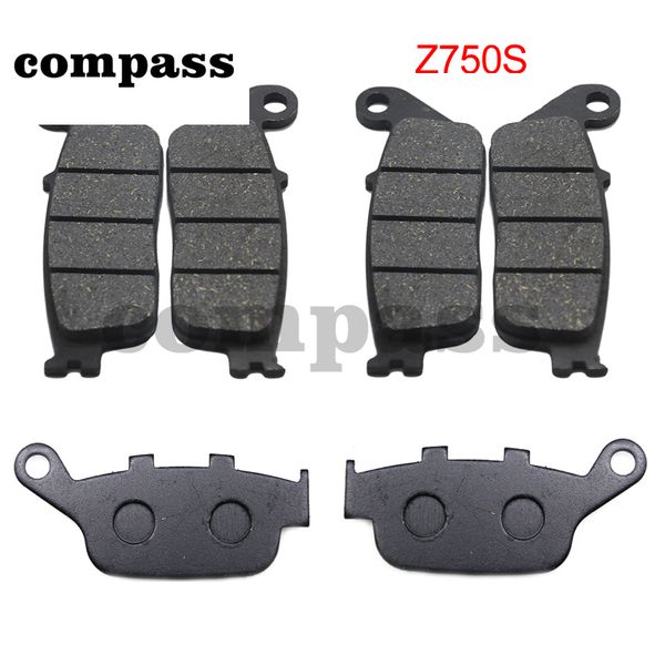 

motorcycle motocross brake pad set for z750s 2008 2009 2010 2011 front disc brake pads & rear disc pad