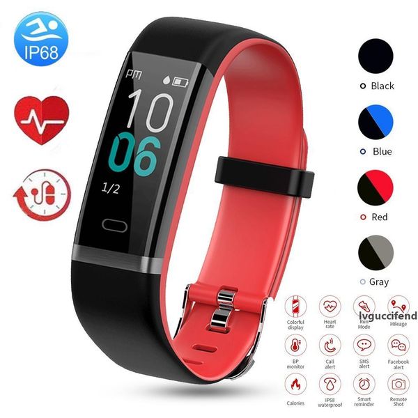 

new y19 smart bracelet ip68 waterproof female physiological cycle heart rate blood pressure reminder sports smart watch fitness tracker