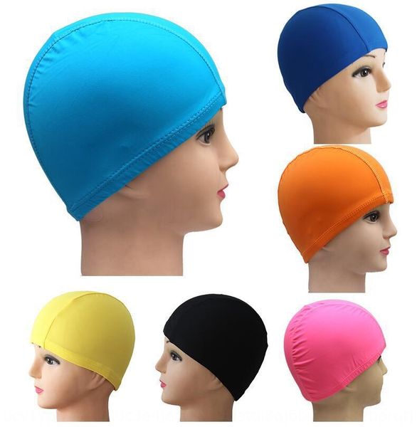 

cloth fashion long hair solid swimming cap swimming cap multicolor color stitching
