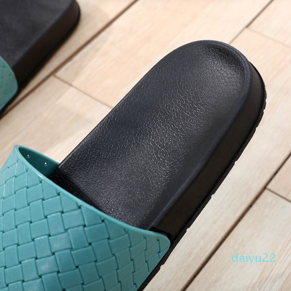 

luxury designer womens shoes flat student vintage style designer sandals plastic imitation ribbon slippers men and women size 36-40, Black