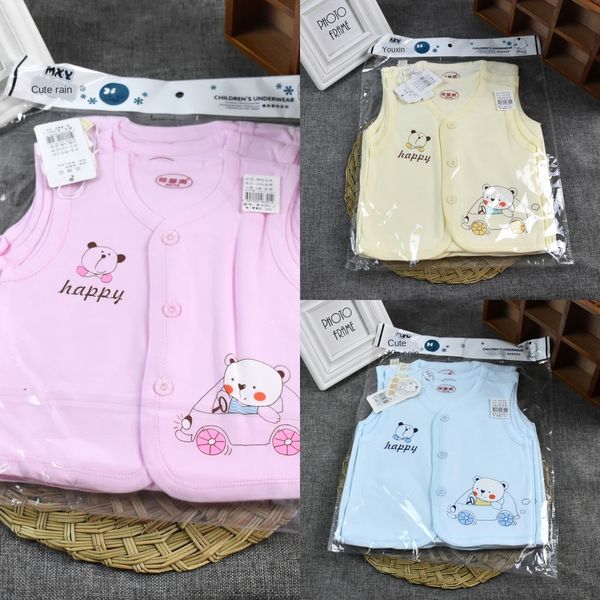 

spring and summer air conditioning new cute rain baby vest single layer fabric baby air conditioning vest cotton printed 66-80, Camo