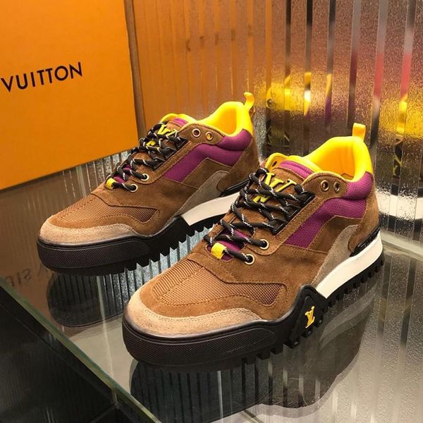 

new arrival hiking sneakers men 's shoes scarpe da uomo comfortable footwears fashion casual lace -up luxury men shoes chunky sneakers