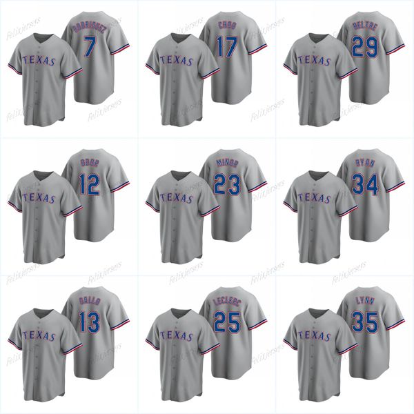 

2020 new 1 elvis andrus 12 rougned odor joey gallo 38 danny santana lance lynn nolan ryan jose leclerc adrian beltre jeff mathis jersey, Blue;black