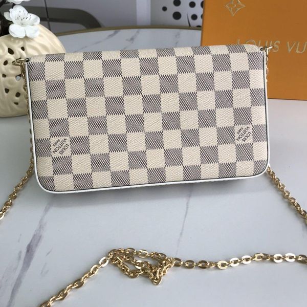 

luxury designer womens shoulder bag fast delivery chain plaid ladies crossbody bags phone money clutches handbag envelope bolso bandolera