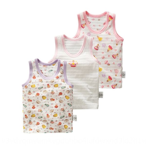

20 new songyou xisongwu girl princess vest quick-drying bamboo sweat cloth thin children's vest sleeveless base shirt, Blue