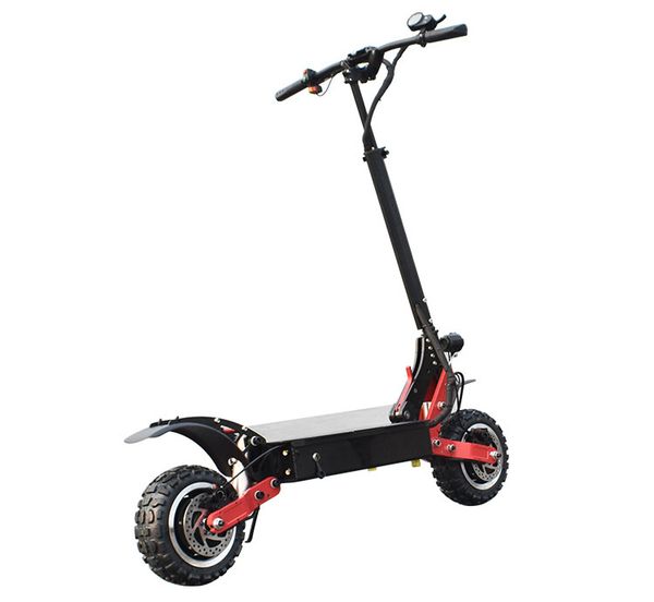 

60v 1000w * 2 dual motor powerful folding electric scooter with seat, Silver;blue
