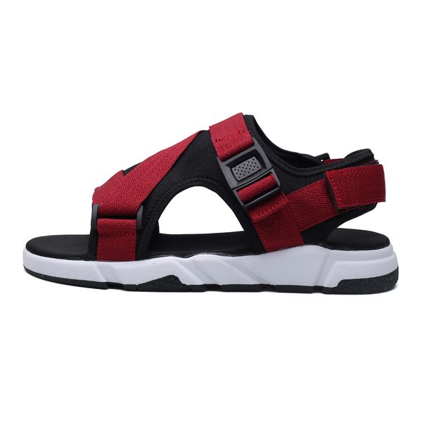 

outdoor homme ete sandalle sandalsslippers verano sport trekking masculina rasteira rubber masculino transpirables sandal for, Black