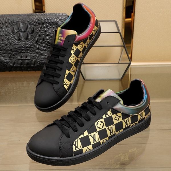 

2020 m5 fashion trend mens designer shoes leather breathable luxury shoes lace-up casual hiker shoes mens sneakers, Black