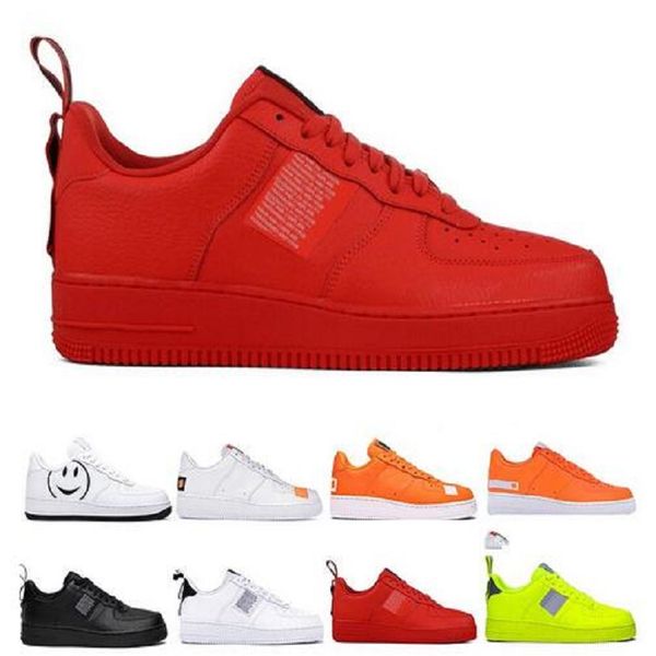 

new men low skateboard shoes one 1 knit shoe high women all white black red trainers sports shoes