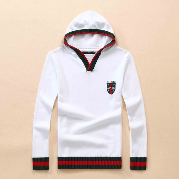 

2020 catwalk sweater hip hop fashion sweater pullover jacquard letter print hooded sweater hoodie m-xxl, Black;brown