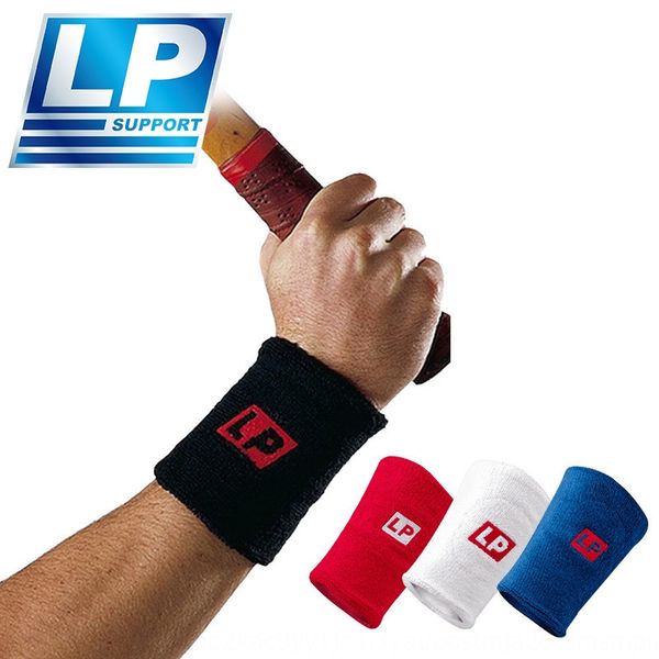 

mtjqy lp660 cotton sports wristband men's and women's basketball fitness sweat towel protective badminton badminton sprained wrist, Black;red