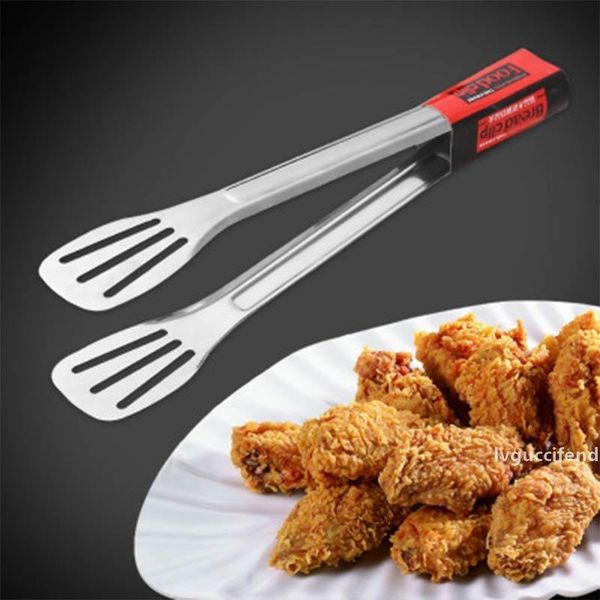 

stainless steel food clip cake bread barbecue large heat-resistant kitchen anti-scalding fruit meal clip household three-line bread clip 57