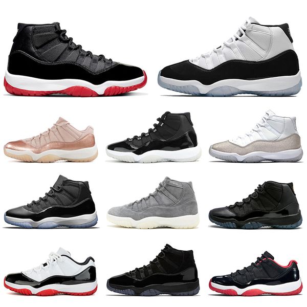 

jumpman 11 11s basketball shoes men women concord 45 metallic silver 25th anniversary mens trainers sports sneakers size 36-47