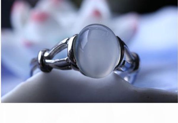 

d d luxury fashion jewelry cool white gold plated moonstone bella 's women wedding ring gift, Golden;silver