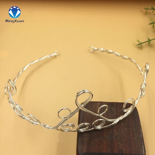 

iron adjustable crown head bands metal hair band hairwear base setting diy jewelry handmade making jewelry components findings, Golden;silver