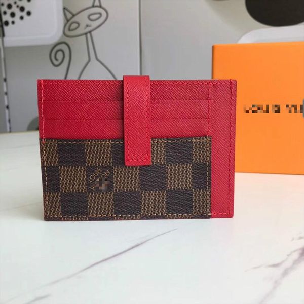 

2020 новый мужская мода классический дизайн повседневный кредитной карты id holder hiqh качества натуральной кожи ультра тонкий кошелек паке, Black