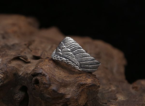 

925 sterling silver wing кольцо изящные ювелирные для мужчин fashion party властной личности подарка s240