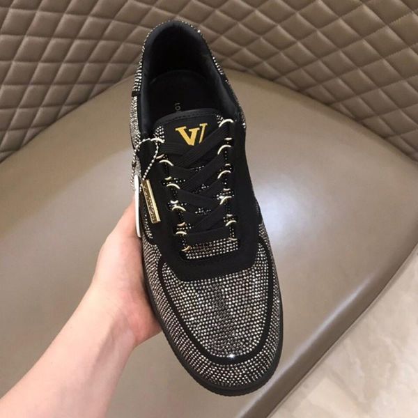 

luxury men casual designer shoes, fashion new arrival men casual shoes, mens wedding party diamond men shoes 39, Red;white