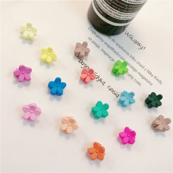 

t53sn xuan ya children's hair small clip korean girls color hair headwear hairpin issuing card issuing card small flower clip baby head, Slivery;white