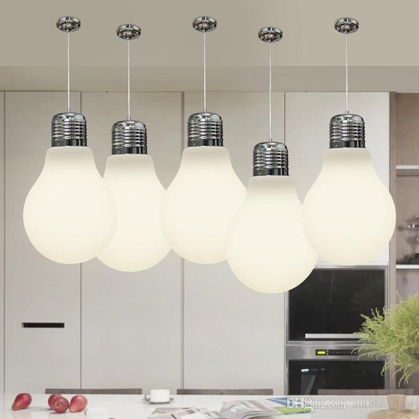 

big bulb light simple pendent lights bulb pendant light dia 15 25 30cm pendent lamp gold silver milk white color e27 bulb indoor