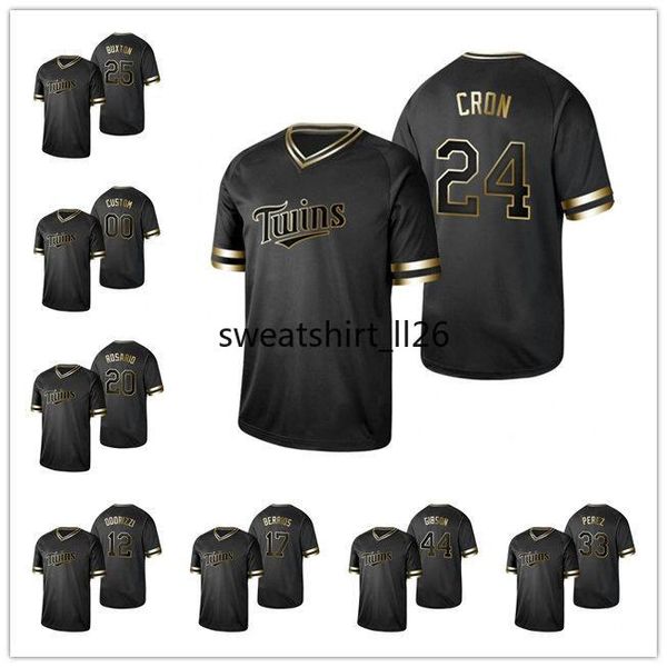 

2019 golden edition minnesota twins men women youth 23 nelson cruz 26 max kepler black baseball jersey