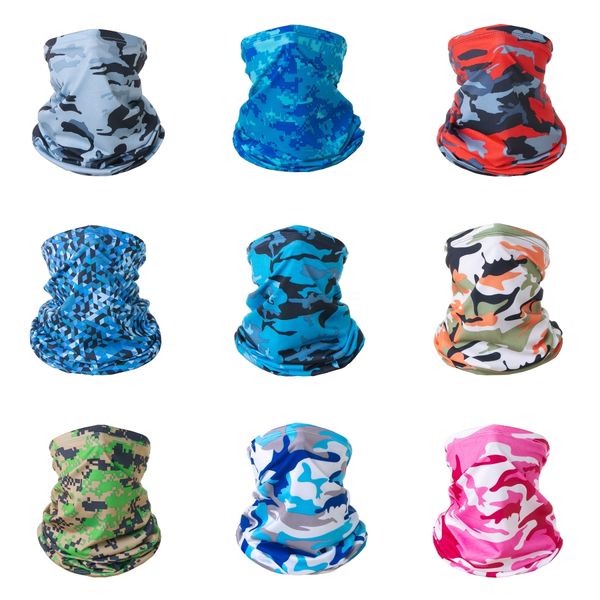 

camouflage skull national flag magic skull scarf cycling seamless balaclava head scarves headband neck face warmer motorcycle b #706#971#515, Black