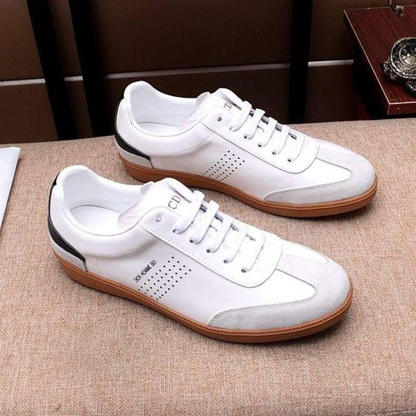 

lightweight men 's shoes lace -up comfortable luxury design low breathable mens shoes calfskin sneaker b01 logo zapatillas hombre