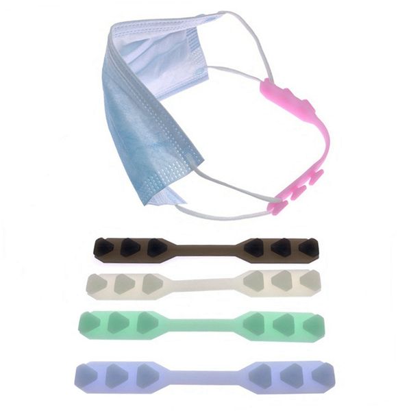 

50pcs and children mask silicone anti-strangler belt adjustable mask hook ear protection with soft silicone ear protection