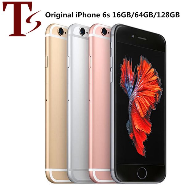 

refurbished original apple iphone 6s 4.7 inch with fingerprint ios a9 16/32/64/128gb rom 12mp unlocked 4g lte phone