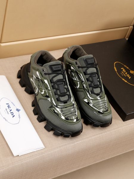 

2020fw catwalk platform shoes mens designer casual shoes sneakers pra with box jy2401226