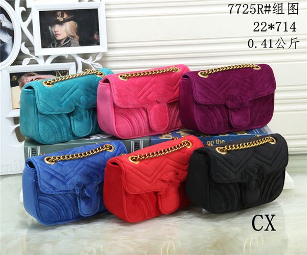 

autumn and winter 2020 new cashmere bag slant span single shoulder handbag with sub cover g small chain bag delivery