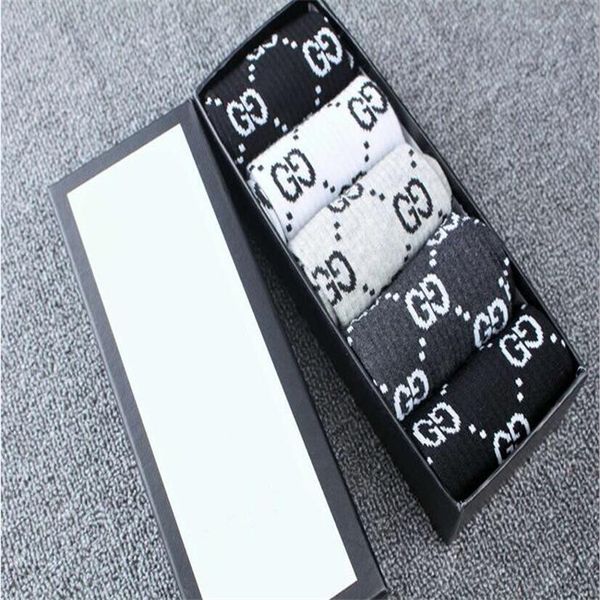 

2020 spring socks mens solid socks sports athletic designer summer winter men luxury designer brand 1g gg 1g, Black