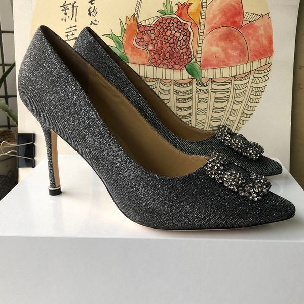 

women shoes red bottoms high heels pointed toe sole pumps come with logo dust bags wedding shoes 2020 new, Black