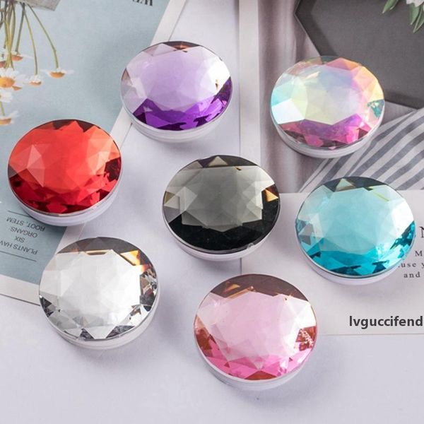 

new arrival diamond cell phone holder universal finger grip phone stand holder expandable bracket with retail packaging